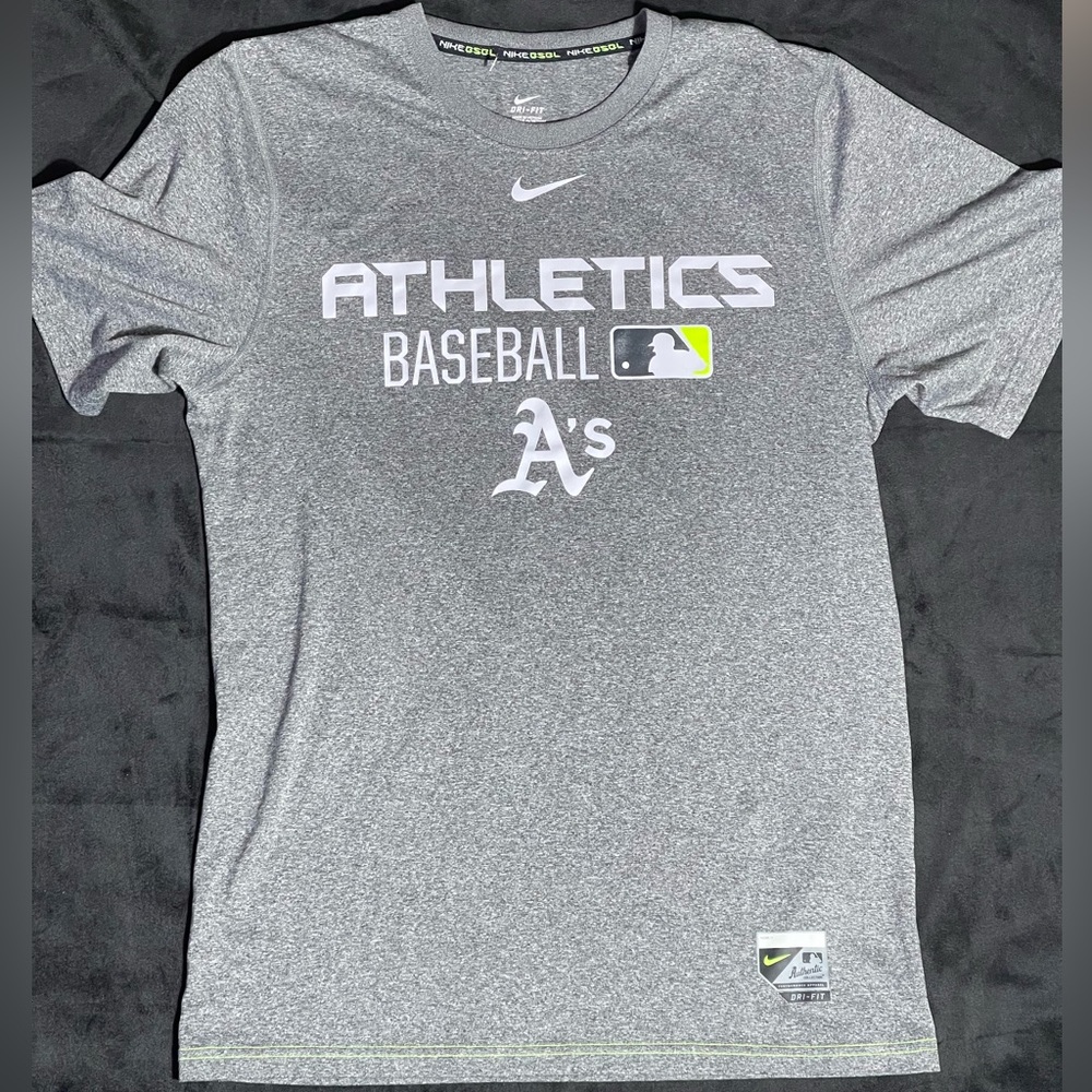 Nike Baseball Dri-Fit Tee Oakland Athletics